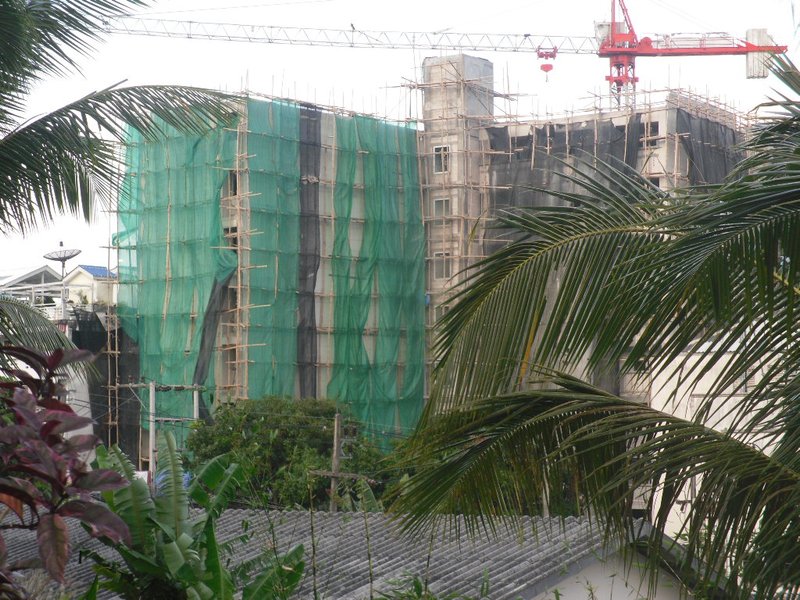 bamboo scaffold, phuket