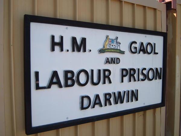 Front Gates to Darwin Gaol