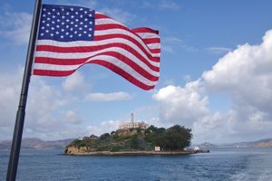 Alcatraz from Boat 