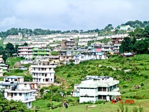 View of Shillong from the Centre of town