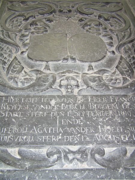 Delft tombstone