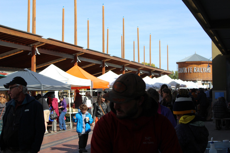 Market day at the Railyard