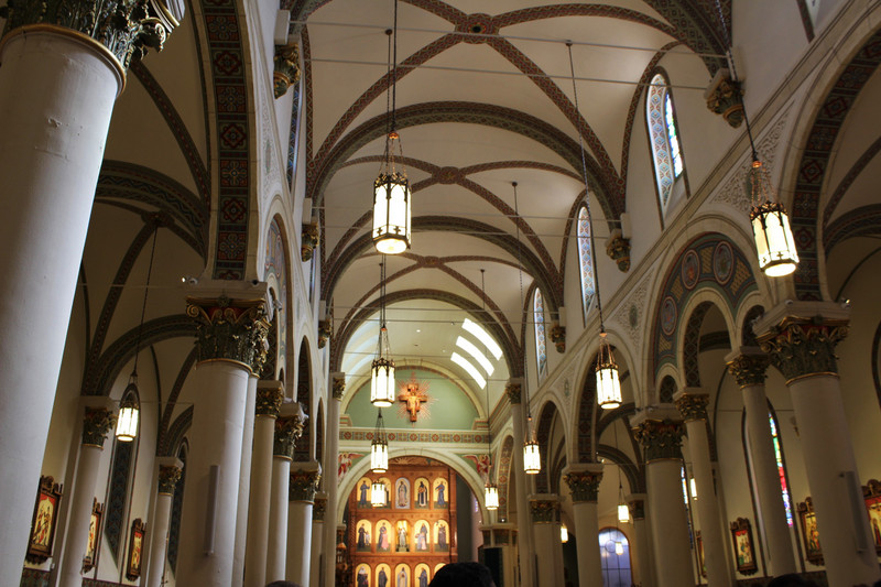 inside the basilica 