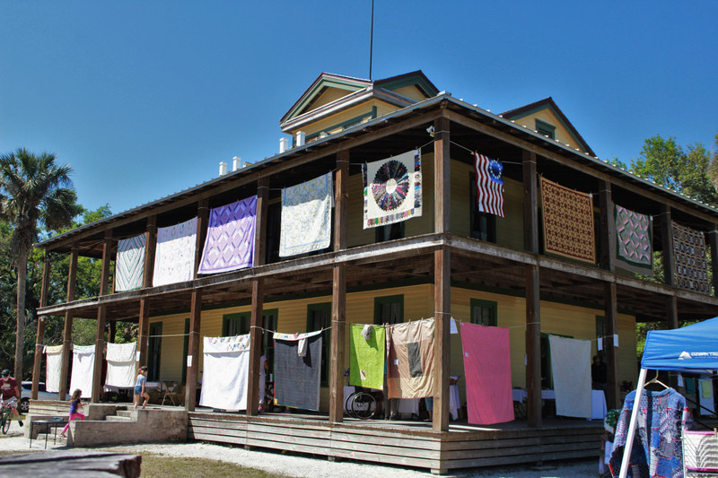 women's residence acts as a great display for all the quilts