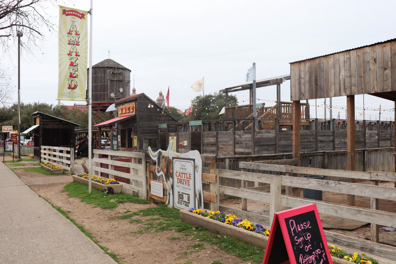 The old stockyards