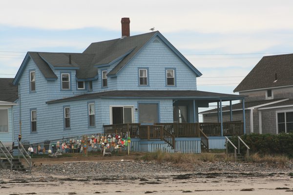 typical houses on the beach