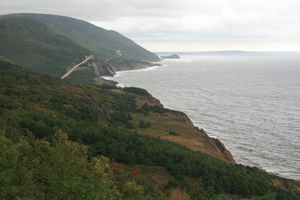 Gulf of St Lawrence-ribbon of road