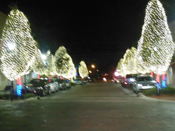 lights in the town of Eustis