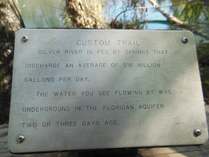 Silver River sign