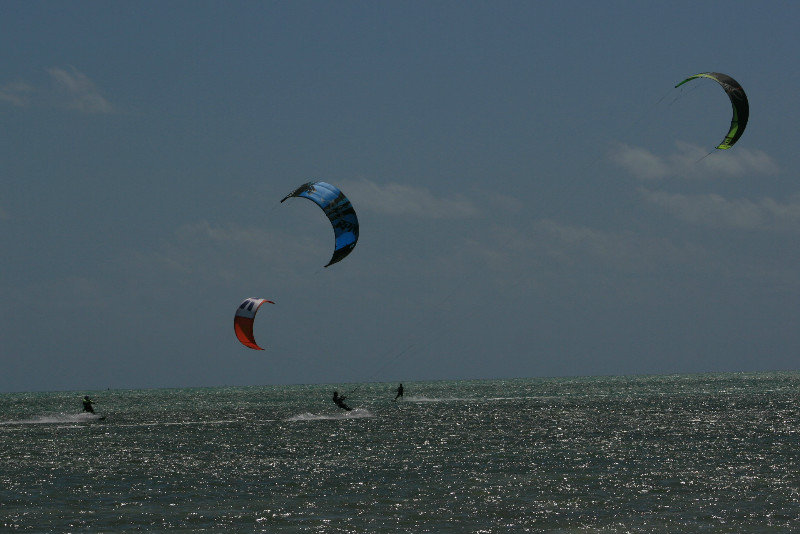 kite surfers