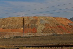 open pit copper mine