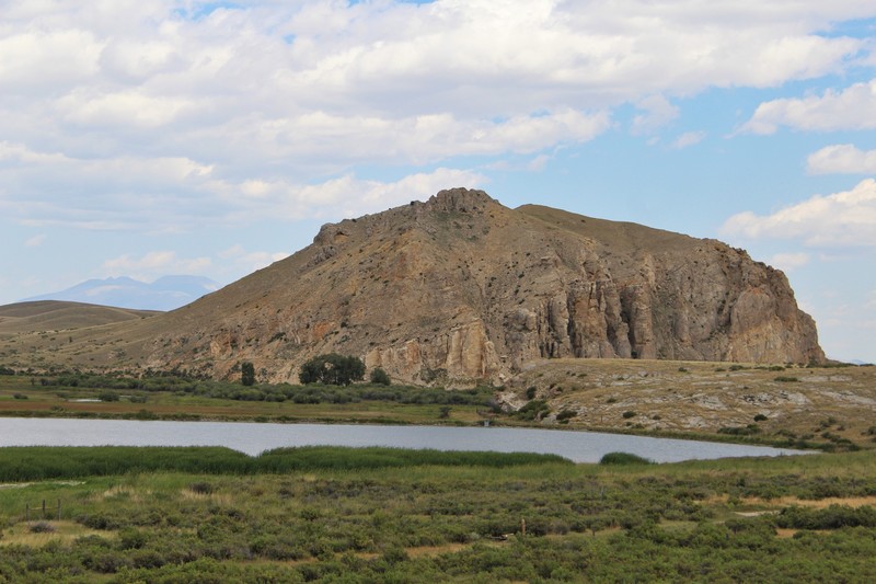 Here is beaverhead rock from a distance
