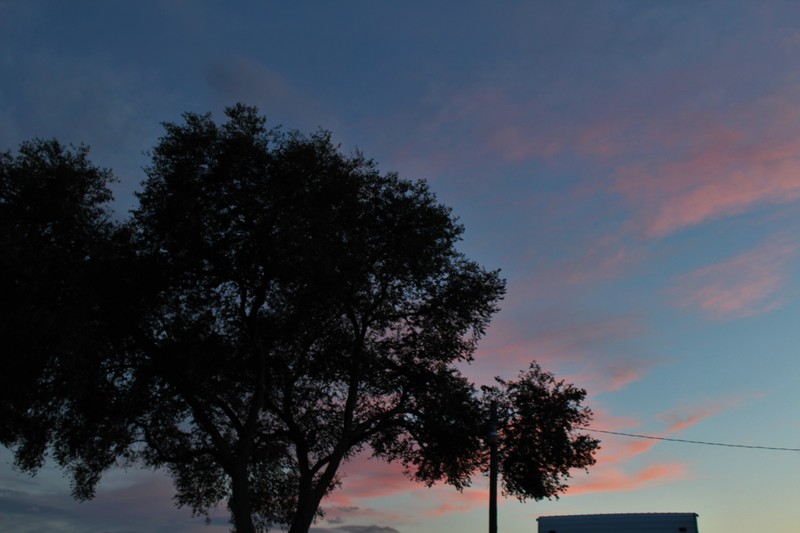 sunset   sky blue-pink