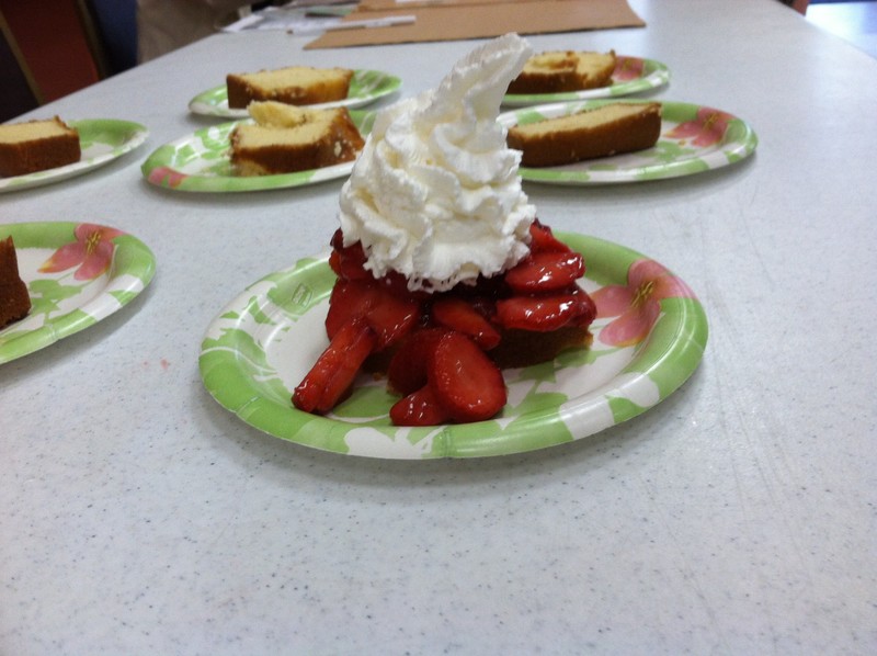 the delicious strawberry shortcake