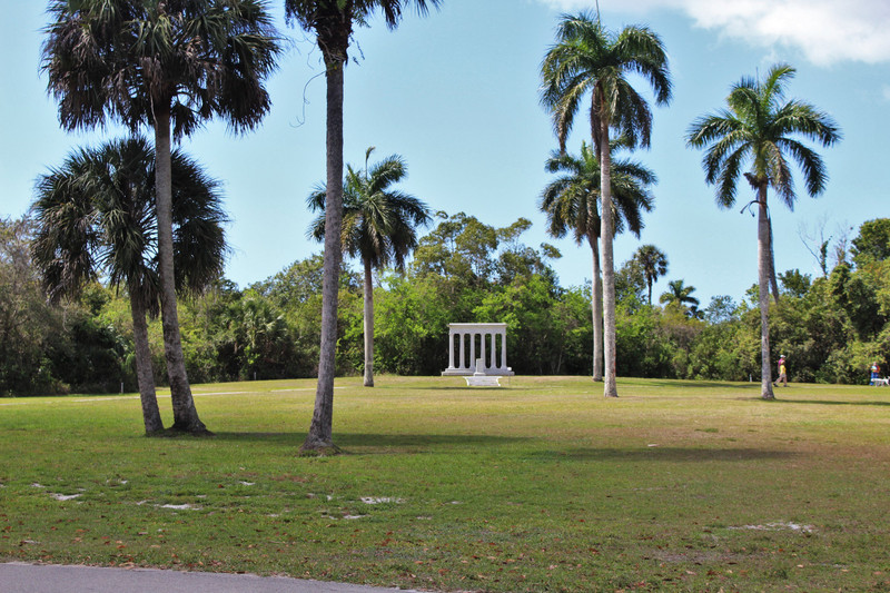 Monument to Collier. A man who was instrumental in developing the southwest part of Florida.