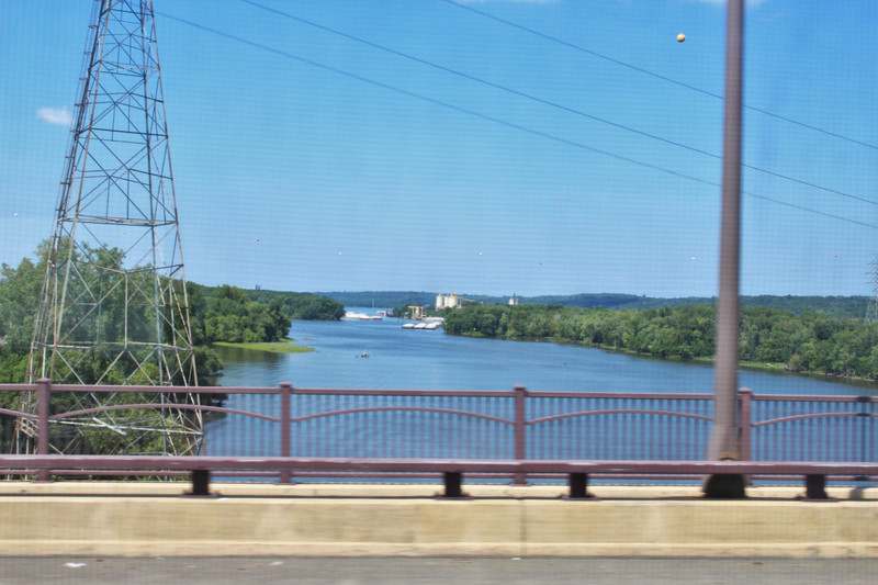 crossing the Mississippi when it is starting to be impressive