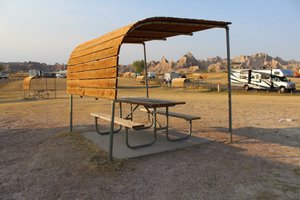 picnic table shelter doubles as all kinds of things