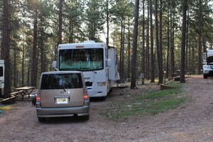 our campsite in the Black Hills