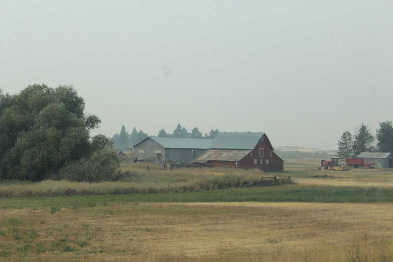 one of the barns along the way