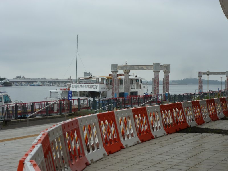 The ferry to the island