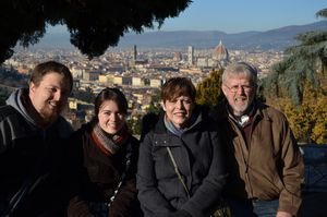 Family shot at San Miniato