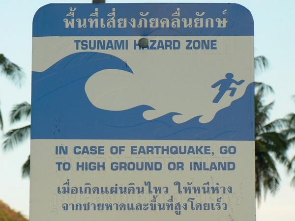 Tsunami reminders