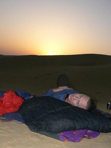 Sunrise in the Thar desert