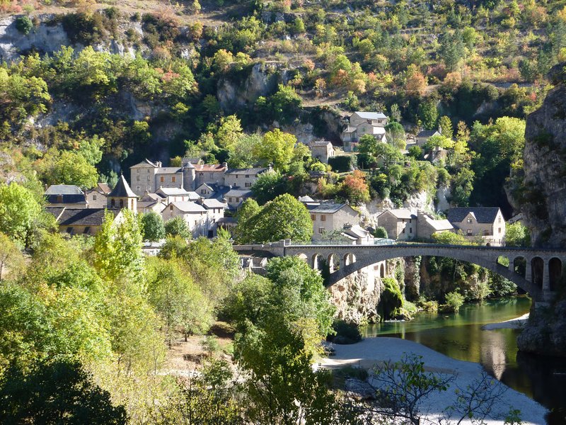 Village along the Gorge du Tarn