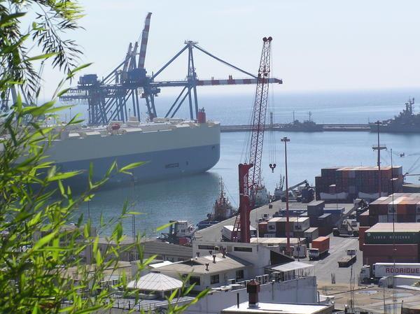 View of port from Cerro Concepción