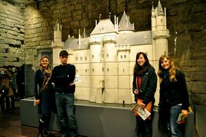 Model of when the Louvre was a castle