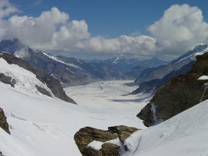 Aletsch Glacier From Jungfraujoch