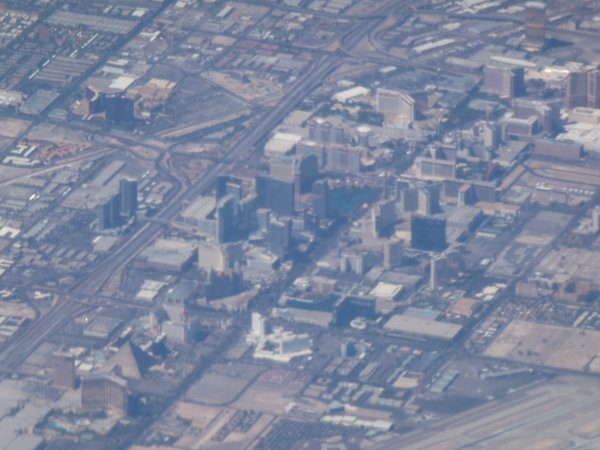Las Vegas from the plane!