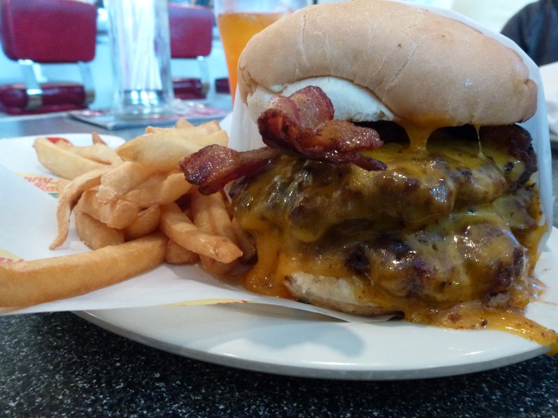 Craig's monster burger!