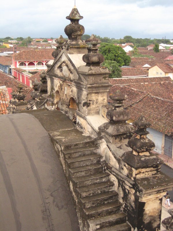 part of the church roof