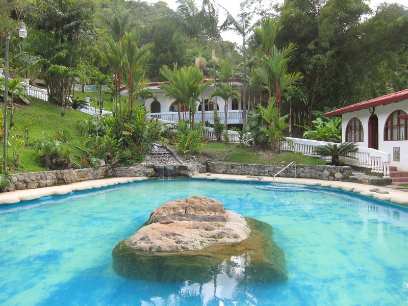 the natural hot pool