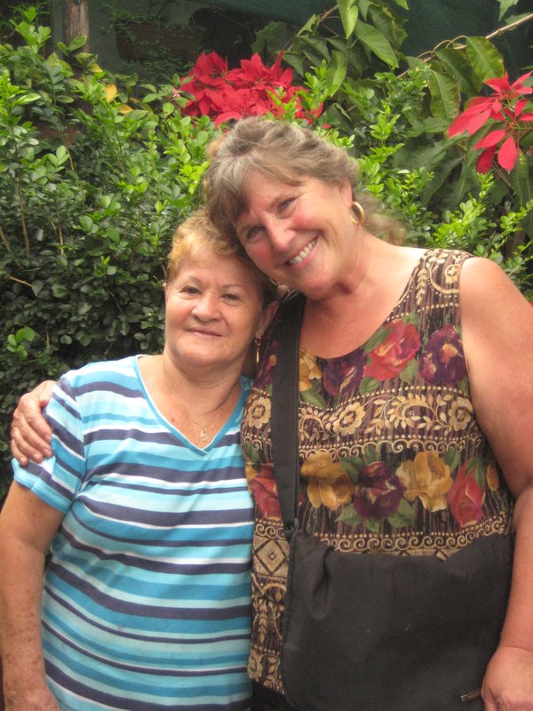 Aunt Cheryl and her Host mom in Nicoya