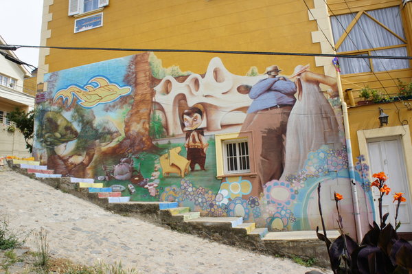 Graffiti art in Valparaiso
