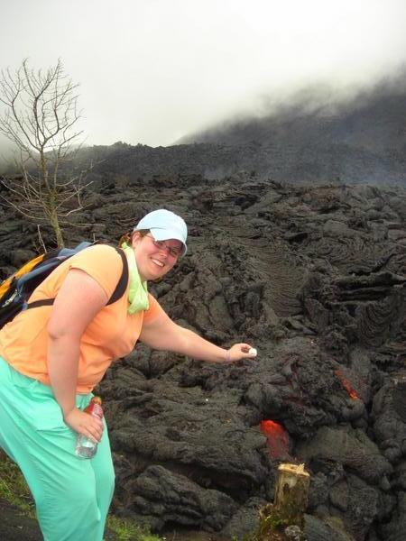 Wendy Close to the Lava