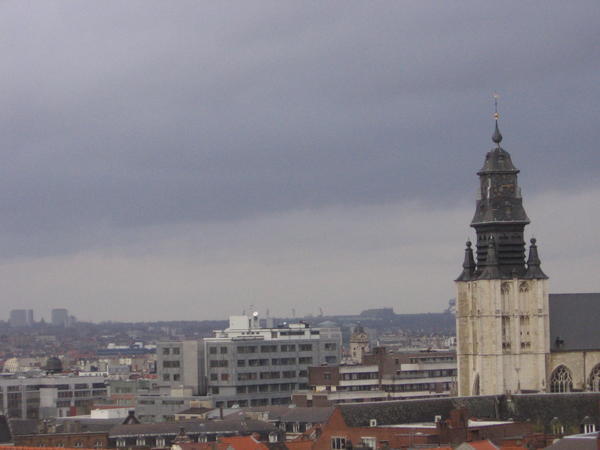 View from Palais de Justice in Brussels