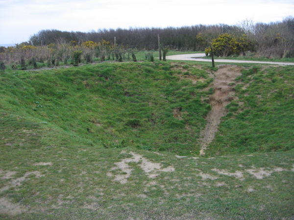 Crater at Point Hoc