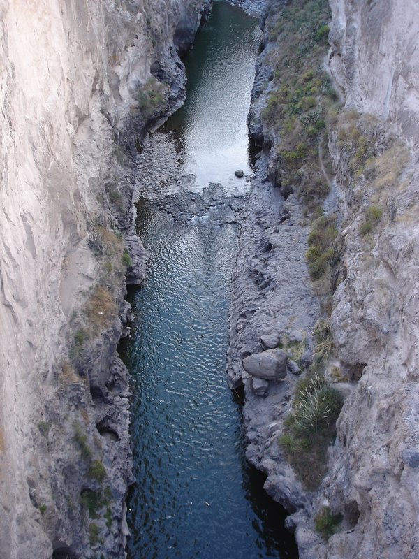 Colca Canyon at a narrow spot