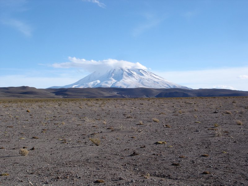 Ollague Volcano, I think, but you don
