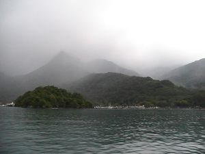 coming into Abraao, Ilha Grande