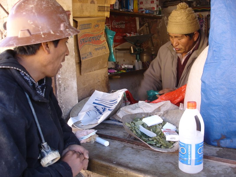 buying dynamite and coca leaves