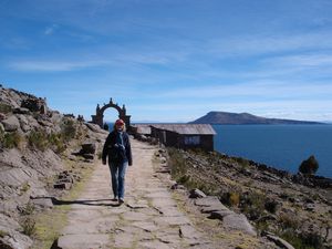 the path along Taquile Is