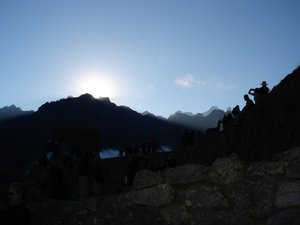 sunrise at Machu Picchu