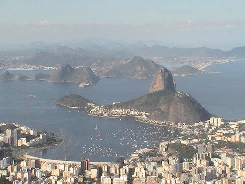 Rio harbour and Sugarloaf