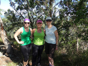 climbing with friends on Mt Cooroora