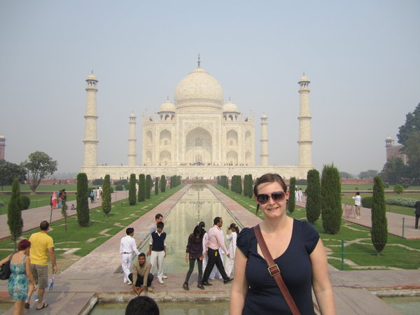 Smithy in front of the Taj Mahal