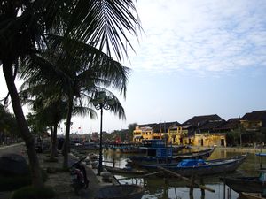 Boats on the river in Hoi An